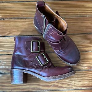 Frye Sabrina Double Buckle Boots